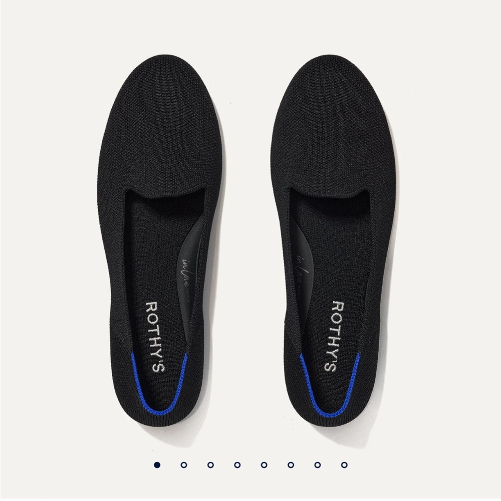 Rothy's Black and Blue Flats